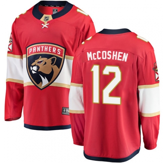 Men's Florida Panthers #12 Ian McCoshen Fanatics Branded Red Home Breakaway NHL Jersey Men's Florida Panthers #12 Ian McCoshen Fanatics Branded Red Home Breakaway NHL Jersey