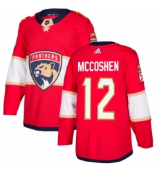 Youth Adidas Florida Panthers #12 Ian McCoshen Premier Red Home NHL Jersey