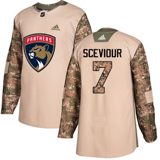 Men's Adidas Florida Panthers #7 Colton Sceviour Authentic Camo Veterans Day Practice NHL Jersey Men's Adidas Florida Panthers #7 Colton Sceviour Authentic Camo Veterans Day Practice NHL Jersey