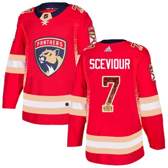 Men's Adidas Florida Panthers #7 Colton Sceviour Authentic Red Drift Fashion NHL Jersey Men's Adidas Florida Panthers #7 Colton Sceviour Authentic Red Drift Fashion NHL Jersey