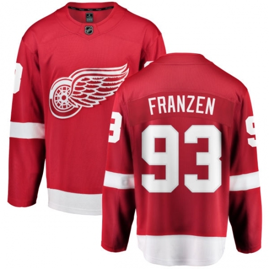 Men's Detroit Red Wings #93 Johan Franzen Fanatics Branded Red Home Breakaway NHL Jersey Men's Detroit Red Wings #93 Johan Franzen Fanatics Branded Red Home Breakaway NHL Jersey