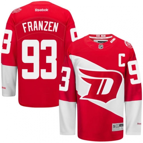 Men's Reebok Detroit Red Wings #93 Johan Franzen Authentic Red 2016 Stadium Series NHL Jersey Men's Reebok Detroit Red Wings #93 Johan Franzen Authentic Red 2016 Stadium Series NHL Jersey