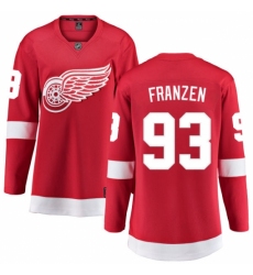 Women's Detroit Red Wings #93 Johan Franzen Fanatics Branded Red Home Breakaway NHL Jersey Women's Detroit Red Wings #93 Johan Franzen Fanatics Branded Red Home Breakaway NHL Jersey