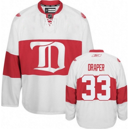 Women's Reebok Detroit Red Wings #33 Kris Draper Authentic White Third NHL Jersey Women's Reebok Detroit Red Wings #33 Kris Draper Authentic White Third NHL Jersey