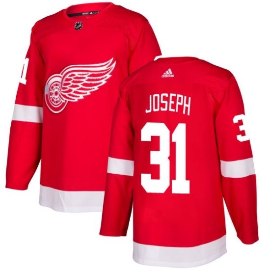 Youth Adidas Detroit Red Wings #31 Curtis Joseph Authentic Red Home NHL Jersey Youth Adidas Detroit Red Wings #31 Curtis Joseph Authentic Red Home NHL Jersey