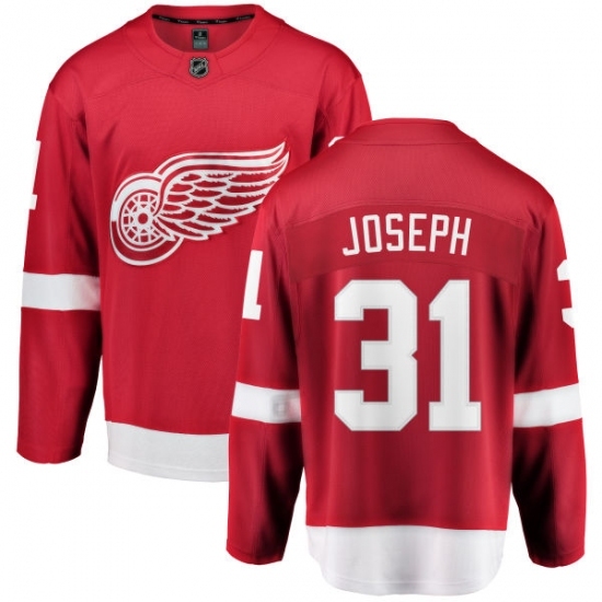 Youth Detroit Red Wings #31 Curtis Joseph Fanatics Branded Red Home Breakaway NHL Jersey Youth Detroit Red Wings #31 Curtis Joseph Fanatics Branded Red Home Breakaway NHL Jersey