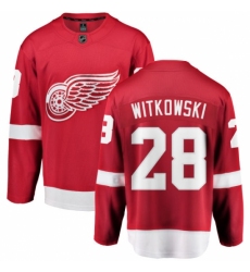 Men's Detroit Red Wings #28 Luke Witkowski Fanatics Branded Red Home Breakaway NHL Jersey Men's Detroit Red Wings #28 Luke Witkowski Fanatics Branded Red Home Breakaway NHL Jersey