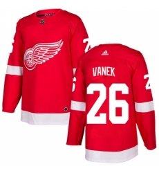 Men's Adidas Detroit Red Wings #26 Thomas Vanek Authentic Red Home NHL Jersey Men's Adidas Detroit Red Wings #26 Thomas Vanek Authentic Red Home NHL Jersey
