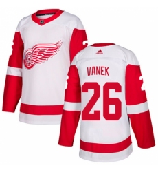 Men's Adidas Detroit Red Wings #26 Thomas Vanek Authentic White Away NHL Jersey Men's Adidas Detroit Red Wings #26 Thomas Vanek Authentic White Away NHL Jersey