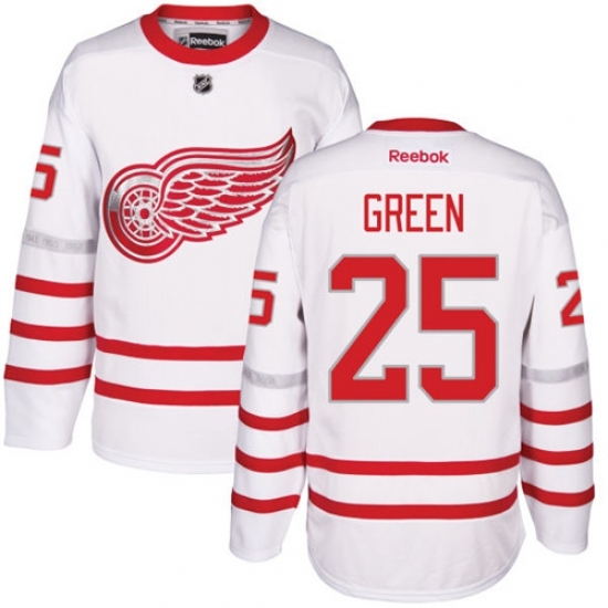 Men's Reebok Detroit Red Wings #25 Mike Green Authentic White 2017 Centennial Classic NHL Jersey Men's Reebok Detroit Red Wings #25 Mike Green Authentic White 2017 Centennial Classic NHL Jersey