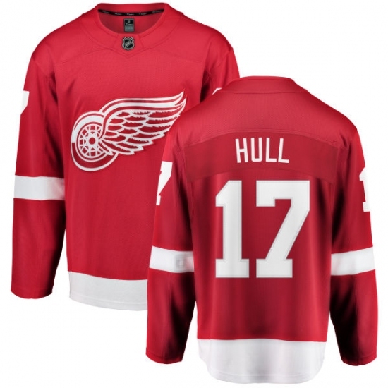 Men's Detroit Red Wings #17 Brett Hull Fanatics Branded Red Home Breakaway NHL Jersey Men's Detroit Red Wings #17 Brett Hull Fanatics Branded Red Home Breakaway NHL Jersey