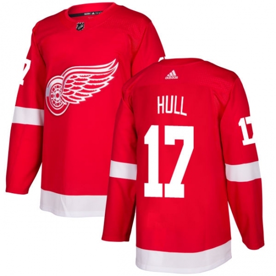 Youth Adidas Detroit Red Wings #17 Brett Hull Authentic Red Home NHL Jersey Youth Adidas Detroit Red Wings #17 Brett Hull Authentic Red Home NHL Jersey