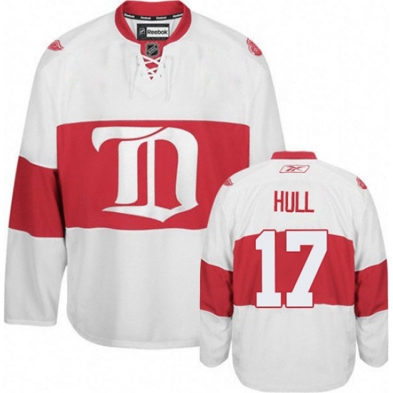 Youth Reebok Detroit Red Wings #17 Brett Hull Authentic White Third NHL Jersey Youth Reebok Detroit Red Wings #17 Brett Hull Authentic White Third NHL Jersey