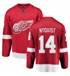 Youth Detroit Red Wings #14 Gustav Nyquist Fanatics Branded Red Home Breakaway NHL Jersey