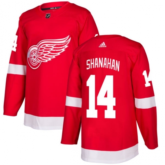 Men's Adidas Detroit Red Wings #14 Brendan Shanahan Authentic Red Home NHL Jersey Men's Adidas Detroit Red Wings #14 Brendan Shanahan Authentic Red Home NHL Jersey