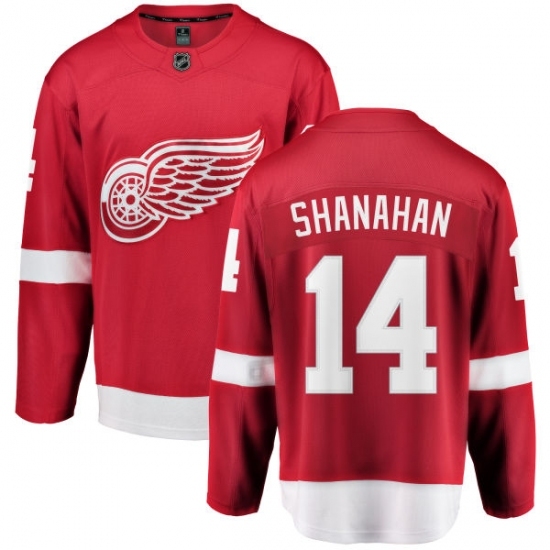 Men's Detroit Red Wings #14 Brendan Shanahan Fanatics Branded Red Home Breakaway NHL Jersey Men's Detroit Red Wings #14 Brendan Shanahan Fanatics Branded Red Home Breakaway NHL Jersey