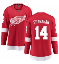 Women's Detroit Red Wings #14 Brendan Shanahan Fanatics Branded Red Home Breakaway NHL Jersey