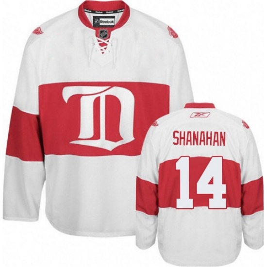 Women's Reebok Detroit Red Wings #14 Brendan Shanahan Authentic White Third NHL Jersey Women's Reebok Detroit Red Wings #14 Brendan Shanahan Authentic White Third NHL Jersey