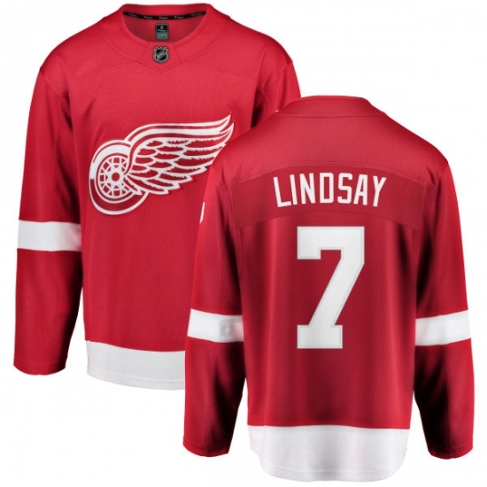 Youth Detroit Red Wings #7 Ted Lindsay Fanatics Branded Red Home Breakaway NHL Jersey Youth Detroit Red Wings #7 Ted Lindsay Fanatics Branded Red Home Breakaway NHL Jersey