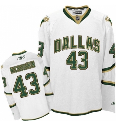 Men's Reebok Dallas Stars #43 Valeri Nichushkin Authentic White Third NHL Jersey