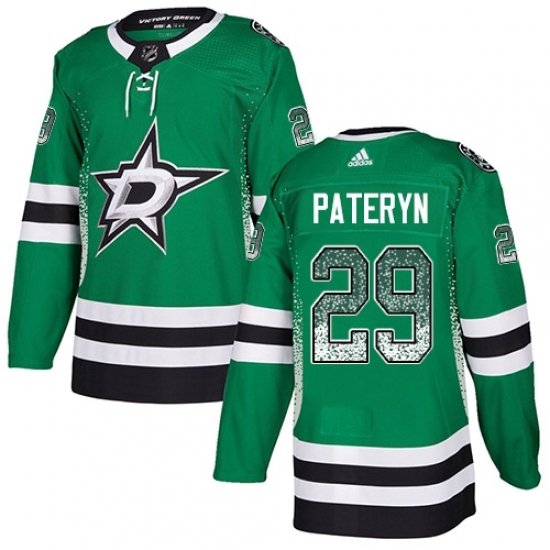 Men's Adidas Dallas Stars #29 Greg Pateryn Authentic Green Drift Fashion NHL Jersey Men's Adidas Dallas Stars #29 Greg Pateryn Authentic Green Drift Fashion NHL Jersey