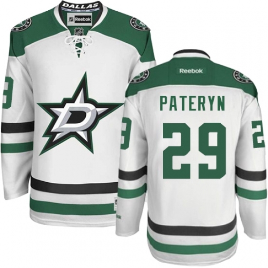 Youth Reebok Dallas Stars #29 Greg Pateryn Authentic White Away NHL Jersey Youth Reebok Dallas Stars #29 Greg Pateryn Authentic White Away NHL Jersey