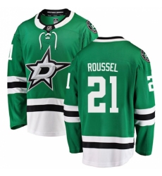 Men's Dallas Stars #21 Antoine Roussel Fanatics Branded Green Home Breakaway NHL Jersey