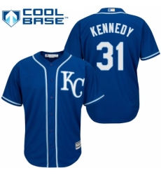 Youth Majestic Kansas City Royals #31 Ian Kennedy Replica Blue Alternate 2 Cool Base MLB Jersey Youth Majestic Kansas City Royals #31 Ian Kennedy Replica Blue Alternate 2 Cool Base MLB Jersey