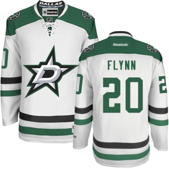 Youth Reebok Dallas Stars #20 Brian Flynn Authentic White Away NHL Jersey Youth Reebok Dallas Stars #20 Brian Flynn Authentic White Away NHL Jersey