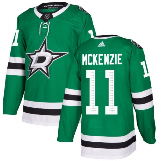 Men's Adidas Dallas Stars #11 Curtis McKenzie Authentic Green Home NHL Jersey Men's Adidas Dallas Stars #11 Curtis McKenzie Authentic Green Home NHL Jersey