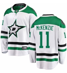 Youth Dallas Stars #11 Curtis McKenzie Authentic White Away Fanatics Branded Breakaway NHL Jersey Youth Dallas Stars #11 Curtis McKenzie Authentic White Away Fanatics Branded Breakaway NHL Jersey