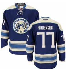 Youth Reebok Columbus Blue Jackets #77 Josh Anderson Authentic Navy Blue Third NHL Jersey Youth Reebok Columbus Blue Jackets #77 Josh Anderson Authentic Navy Blue Third NHL Jersey
