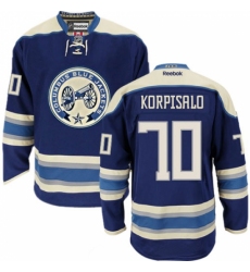 Youth Reebok Columbus Blue Jackets #70 Joonas Korpisalo Authentic Navy Blue Third NHL Jersey Youth Reebok Columbus Blue Jackets #70 Joonas Korpisalo Authentic Navy Blue Third NHL Jersey