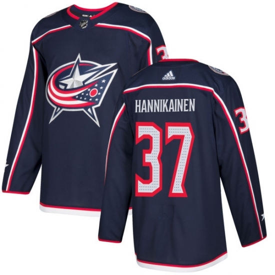 Youth Adidas Columbus Blue Jackets #37 Markus Hannikainen Authentic Navy Blue Home NHL Jersey Youth Adidas Columbus Blue Jackets #37 Markus Hannikainen Authentic Navy Blue Home NHL Jersey