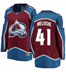 Women's Colorado Avalanche #41 Nicolas Meloche Fanatics Branded Maroon Home Breakaway NHL Jersey Women's Colorado Avalanche #41 Nicolas Meloche Fanatics Branded Maroon Home Breakaway NHL Jersey