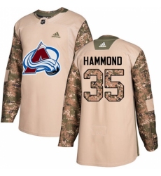 Men's Adidas Colorado Avalanche #35 Andrew Hammond Authentic Camo Veterans Day Practice NHL Jersey Men's Adidas Colorado Avalanche #35 Andrew Hammond Authentic Camo Veterans Day Practice NHL Jersey