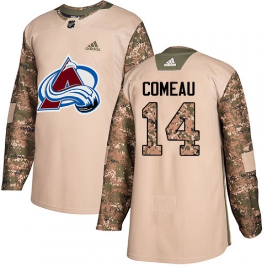 Men's Adidas Colorado Avalanche #14 Blake Comeau Authentic Camo Veterans Day Practice NHL Jersey Men's Adidas Colorado Avalanche #14 Blake Comeau Authentic Camo Veterans Day Practice NHL Jersey