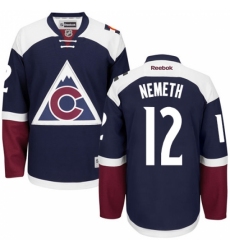 Men's Reebok Colorado Avalanche #12 Patrik Nemeth Authentic Blue Third NHL Jersey