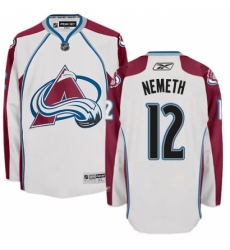 Men's Reebok Colorado Avalanche #12 Patrik Nemeth Authentic White Away NHL Jersey