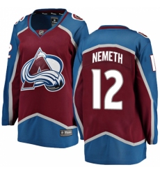 Women's Colorado Avalanche #12 Patrik Nemeth Fanatics Branded Maroon Home Breakaway NHL Jersey