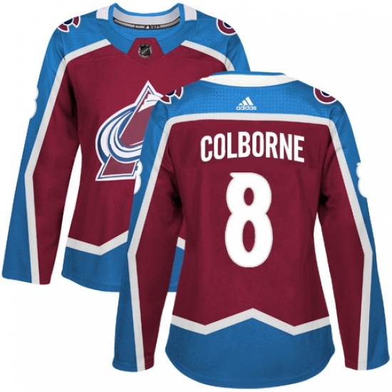 Women's Adidas Colorado Avalanche #8 Joe Colborne Authentic Burgundy Red Home NHL Jersey Women's Adidas Colorado Avalanche #8 Joe Colborne Authentic Burgundy Red Home NHL Jersey