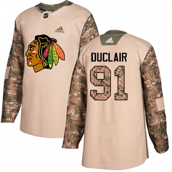 Youth Adidas Chicago Blackhawks #91 Anthony Duclair Authentic Camo Veterans Day Practice NHL Jersey Youth Adidas Chicago Blackhawks #91 Anthony Duclair Authentic Camo Veterans Day Practice NHL Jersey