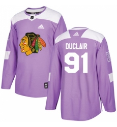 Youth Adidas Chicago Blackhawks #91 Anthony Duclair Authentic Purple Fights Cancer Practice NHL Jersey Youth Adidas Chicago Blackhawks #91 Anthony Duclair Authentic Purple Fights Cancer Practice NHL Jersey