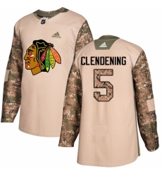 Youth Adidas Chicago Blackhawks #5 Adam Clendening Authentic Camo Veterans Day Practice NHL Jersey Youth Adidas Chicago Blackhawks #5 Adam Clendening Authentic Camo Veterans Day Practice NHL Jersey