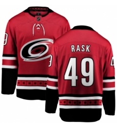 Youth Carolina Hurricanes #49 Victor Rask Fanatics Branded Red Home Breakaway NHL Jersey