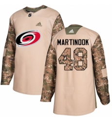 Youth Adidas Carolina Hurricanes #48 Jordan Martinook Authentic Camo Veterans Day Practice NHL Jersey Youth Adidas Carolina Hurricanes #48 Jordan Martinook Authentic Camo Veterans Day Practice NHL Jersey