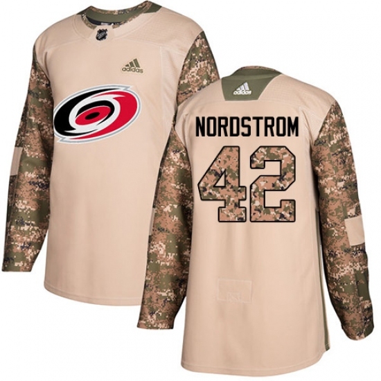 Youth Adidas Carolina Hurricanes #42 Joakim Nordstrom Authentic Camo Veterans Day Practice NHL Jersey Youth Adidas Carolina Hurricanes #42 Joakim Nordstrom Authentic Camo Veterans Day Practice NHL Jersey