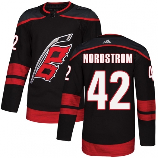 Youth Adidas Carolina Hurricanes #42 Joakim Nordstrom Premier Black Alternate NHL Jersey Youth Adidas Carolina Hurricanes #42 Joakim Nordstrom Premier Black Alternate NHL Jersey