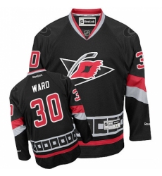 Youth Reebok Carolina Hurricanes #30 Cam Ward Authentic Black Third NHL Jersey Youth Reebok Carolina Hurricanes #30 Cam Ward Authentic Black Third NHL Jersey
