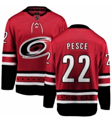 Youth Carolina Hurricanes #22 Brett Pesce Fanatics Branded Red Home Breakaway NHL Jersey Youth Carolina Hurricanes #22 Brett Pesce Fanatics Branded Red Home Breakaway NHL Jersey